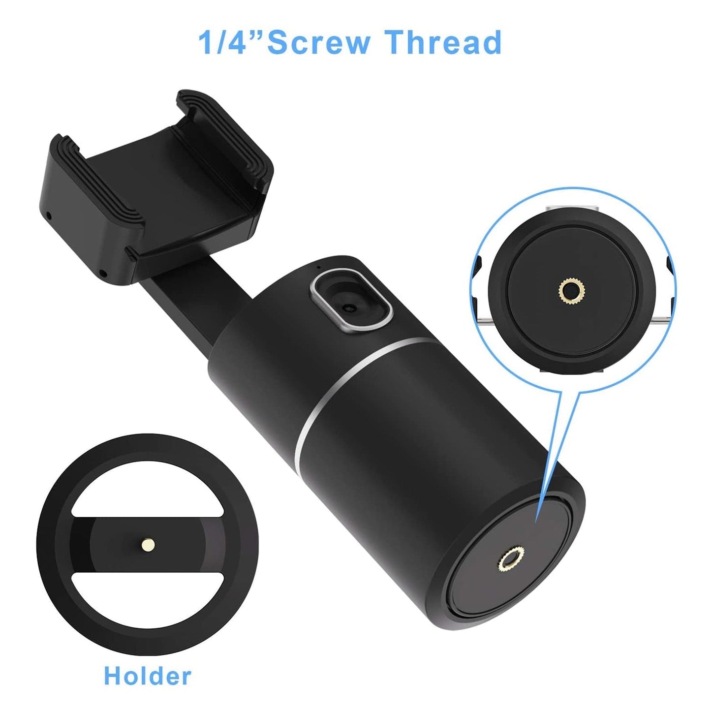 Gimbal de téléphone rotatif avec suivi du visage 