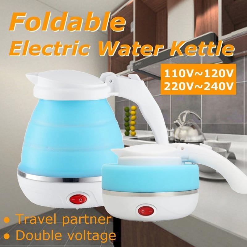 Bouilloire électrique pliable portable en silicone 