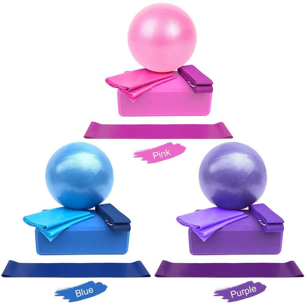 Ensemble de 5 blocs de balles pour équipement de yoga