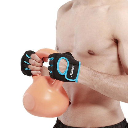 Gants d'haltérophilie antidérapants à demi-doigts