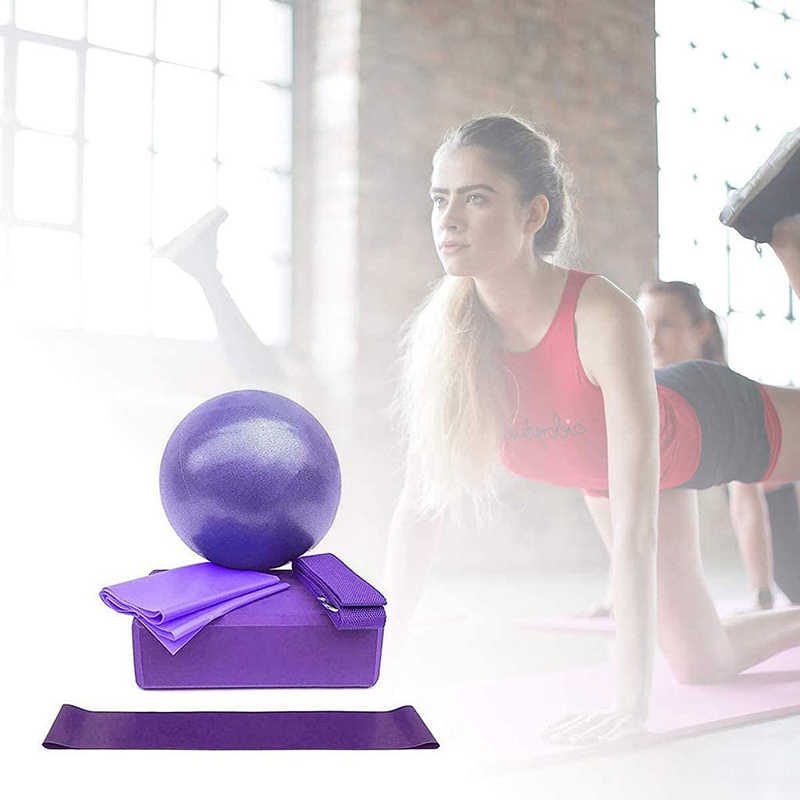Ensemble de 5 blocs de balles pour équipement de yoga