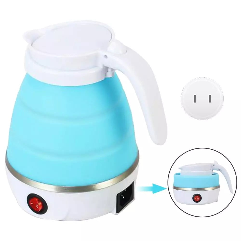 Bouilloire électrique pliable portable en silicone 