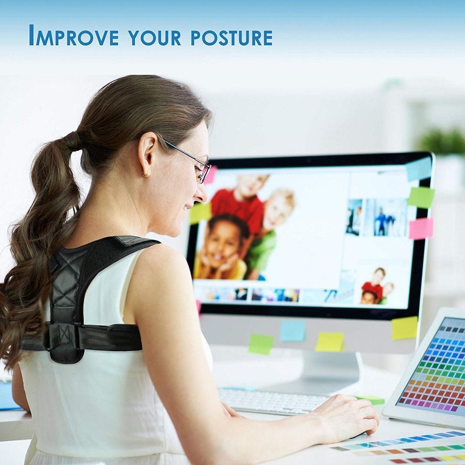 Ceinture correctrice de posture dorsale médicale réglable 