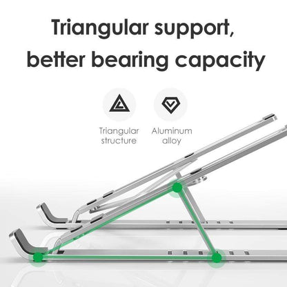 Support réglable en aluminium pour ordinateur portable de style X 