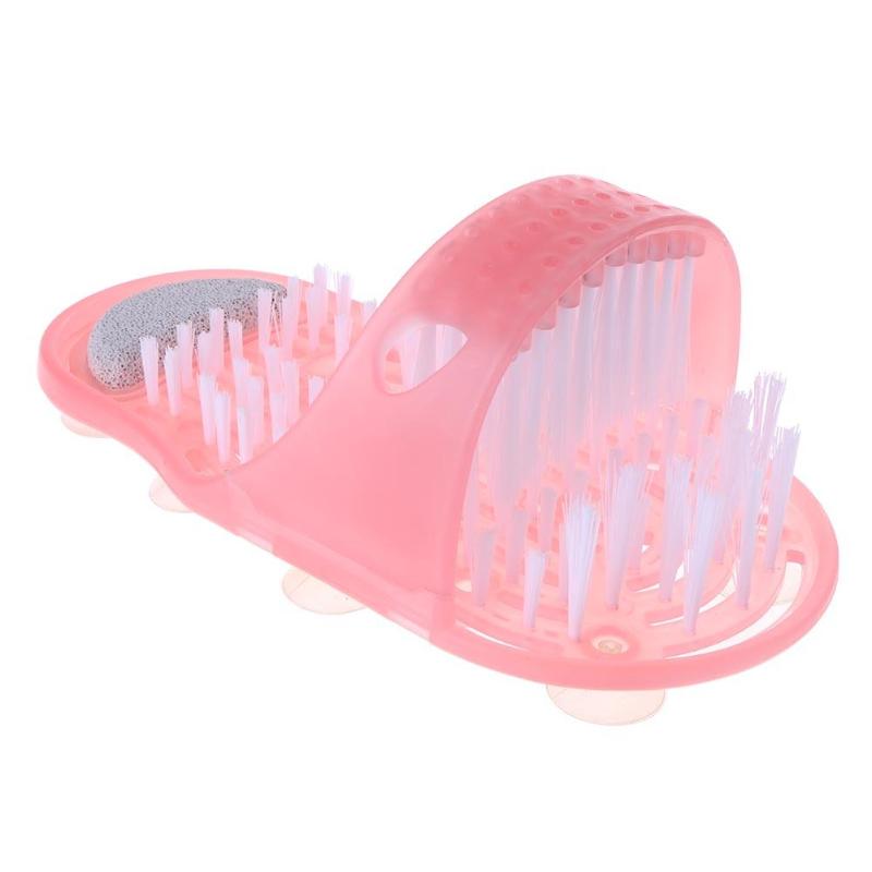 Chaussons de bain massants pour pieds en plastique