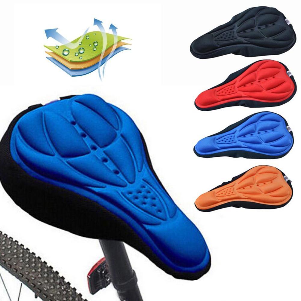 Housse de selle de vélo avec coussin en gel 3D
