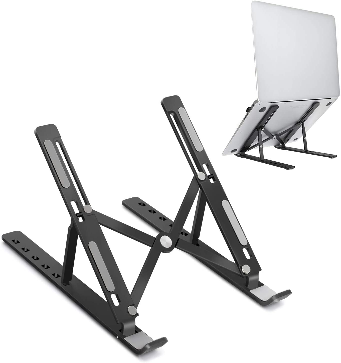 Support réglable en aluminium pour ordinateur portable de style X 
